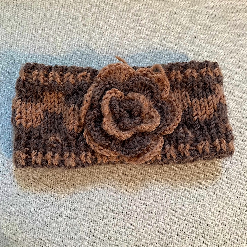 Winter earmuff headband wrap